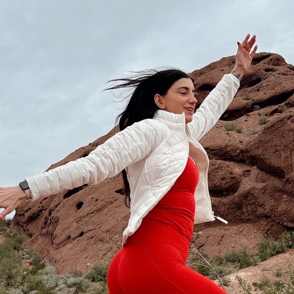 Fabletics Lightweight Adventure Jacket Bone Xs - image 2